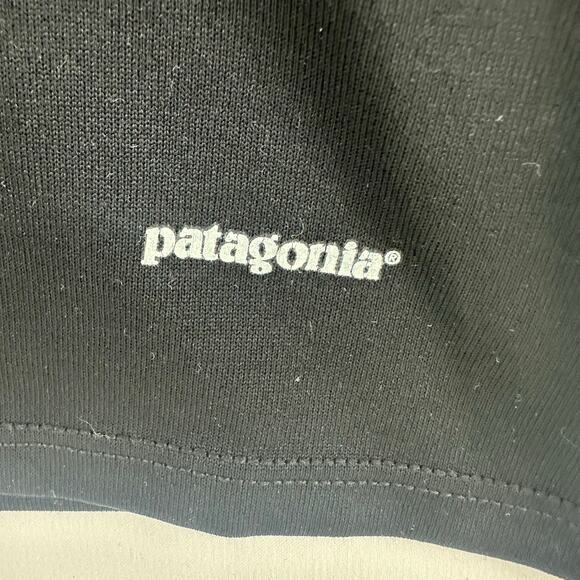 Patagonia Capilene Base Layer Top Womens Medium Short Sleeve Black GORPcore Snow - Picture 5 of 6